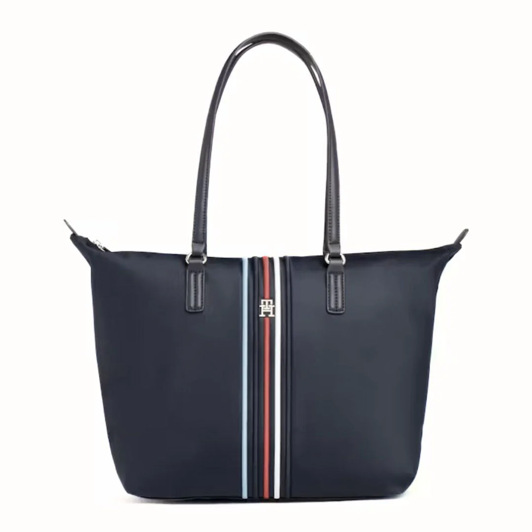 Tommy Hilfiger Poppy Tote Corp handbag AW0AW15981-BLK