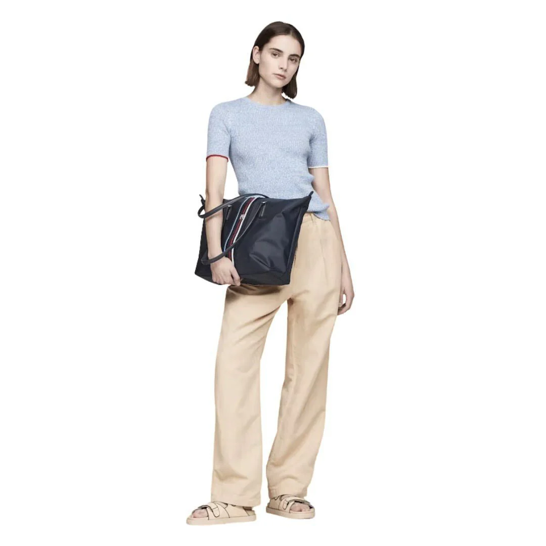 Tommy Hilfiger Poppy Tote Corp handbag AW0AW15981-BLK - Image 2