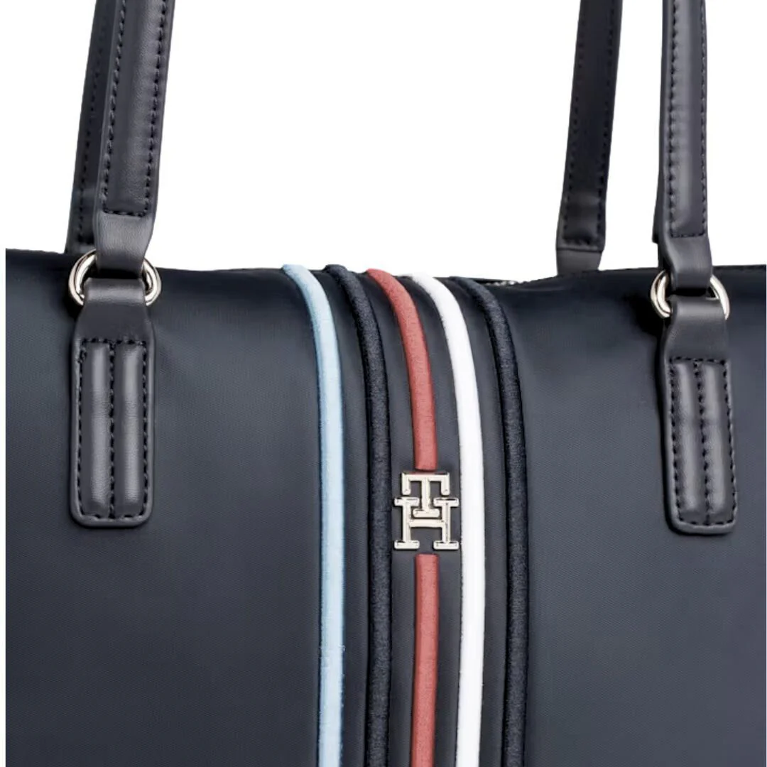 Tommy Hilfiger Poppy Tote Corp handbag AW0AW15981-BLK - Image 5