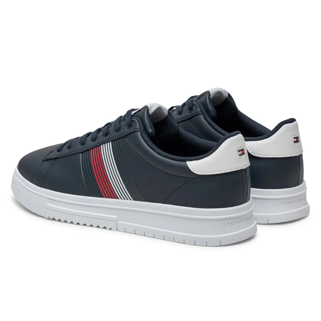 Tommy Hilfiger Supercup Lth Seasonal Sneakers FM0FM05129-NVY - Image 3