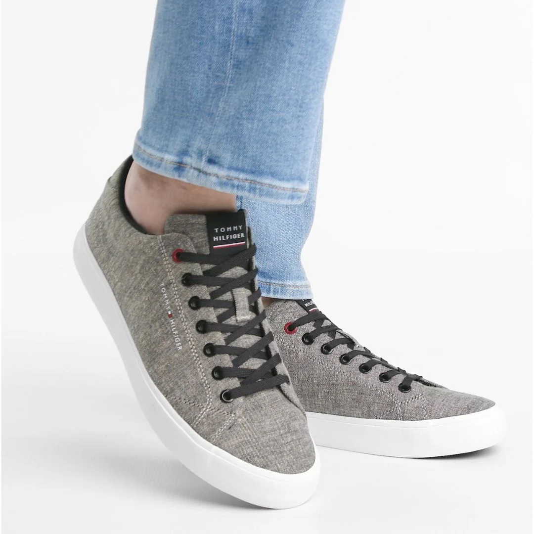 Tommy Hilfiger Tennis Th Hi Vulc Core Low Chambray FM0FM04738-GRY - Image 2