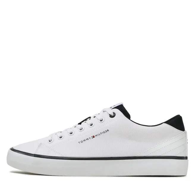 Tommy Hilfiger Th Hi Vulc Core Low Mesh Sneaker FM0FM04685-WHT - Image 5