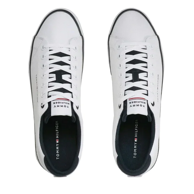 Tommy Hilfiger Th Hi Vulc Core Low Mesh Sneaker FM0FM04685-WHT - Image 6