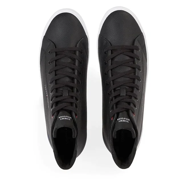 Tommy Hilfiger TH Hi Vulc Core LTH Sneaker Men - BLK - Image 5