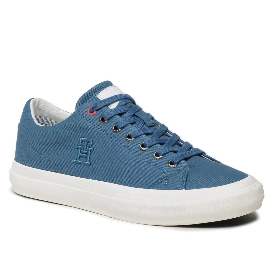 Tommy Hilfiger Th Hi Vulc Street Low Veg Dyes Men FM0FM04422-BLU - Image 3