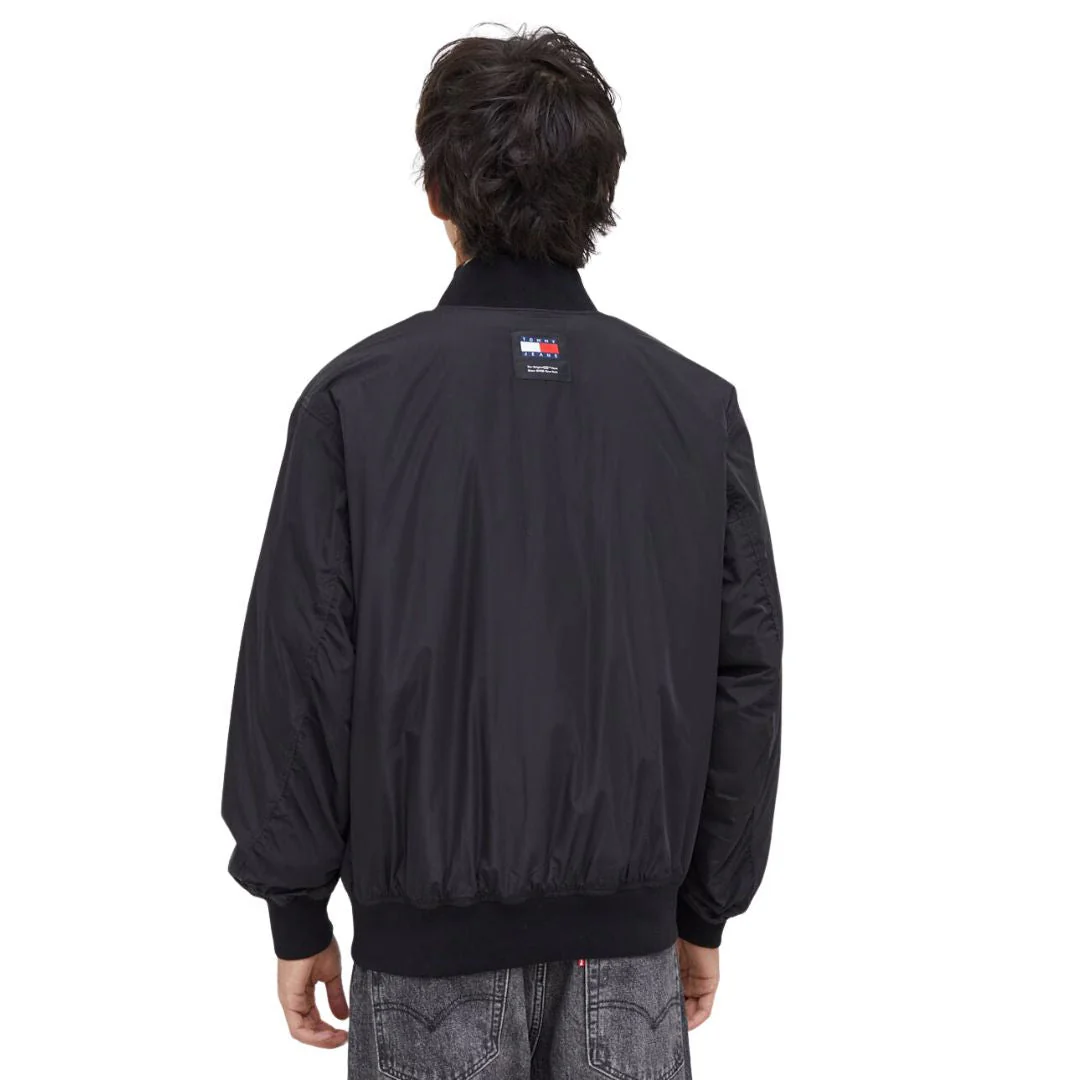 Tommy Jeans Bomber Jacket Men DM0DM17879-BLK - Image 3