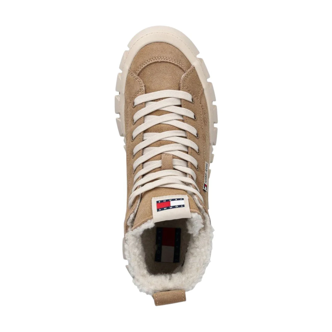 Tommy Jeans TJW VULC FLATFORM SUEDE WL Women EN0EN02894-BEG - Image 4