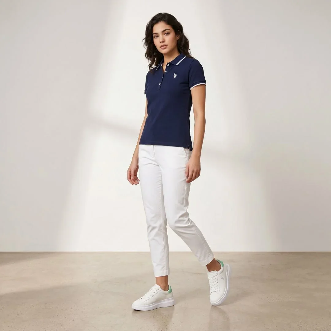 U.S. POLO ASSN. Cody 2 Sneakers Women - WHTGRN - Image 2