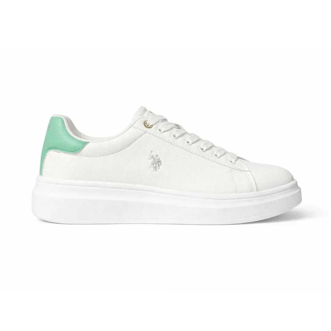 U.S. POLO ASSN. Cody 2 Sneakers Women - WHTGRN - Image 3