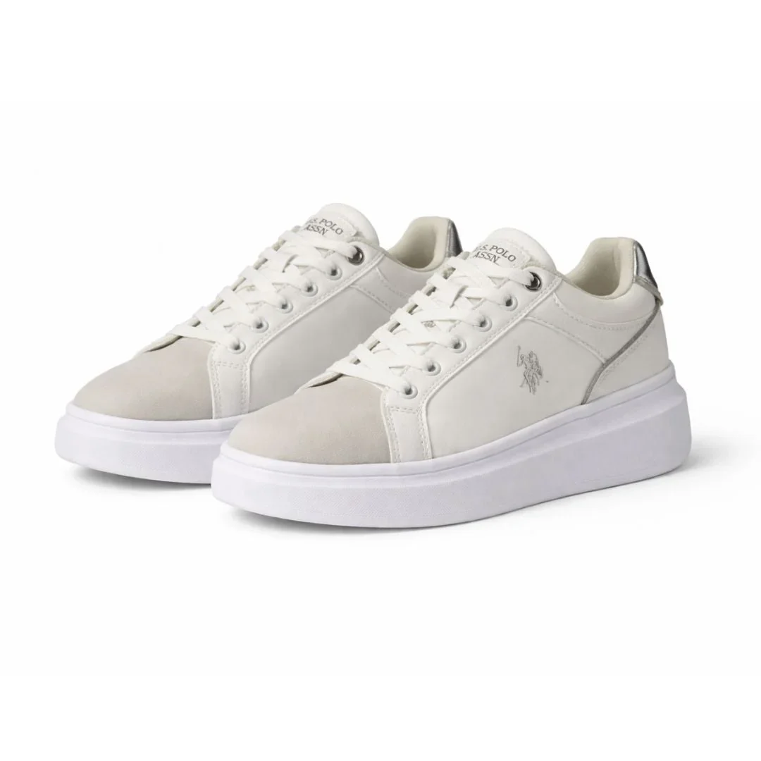 U.S. POLO ASSN. Cody Sneakers Women - WHTSLV