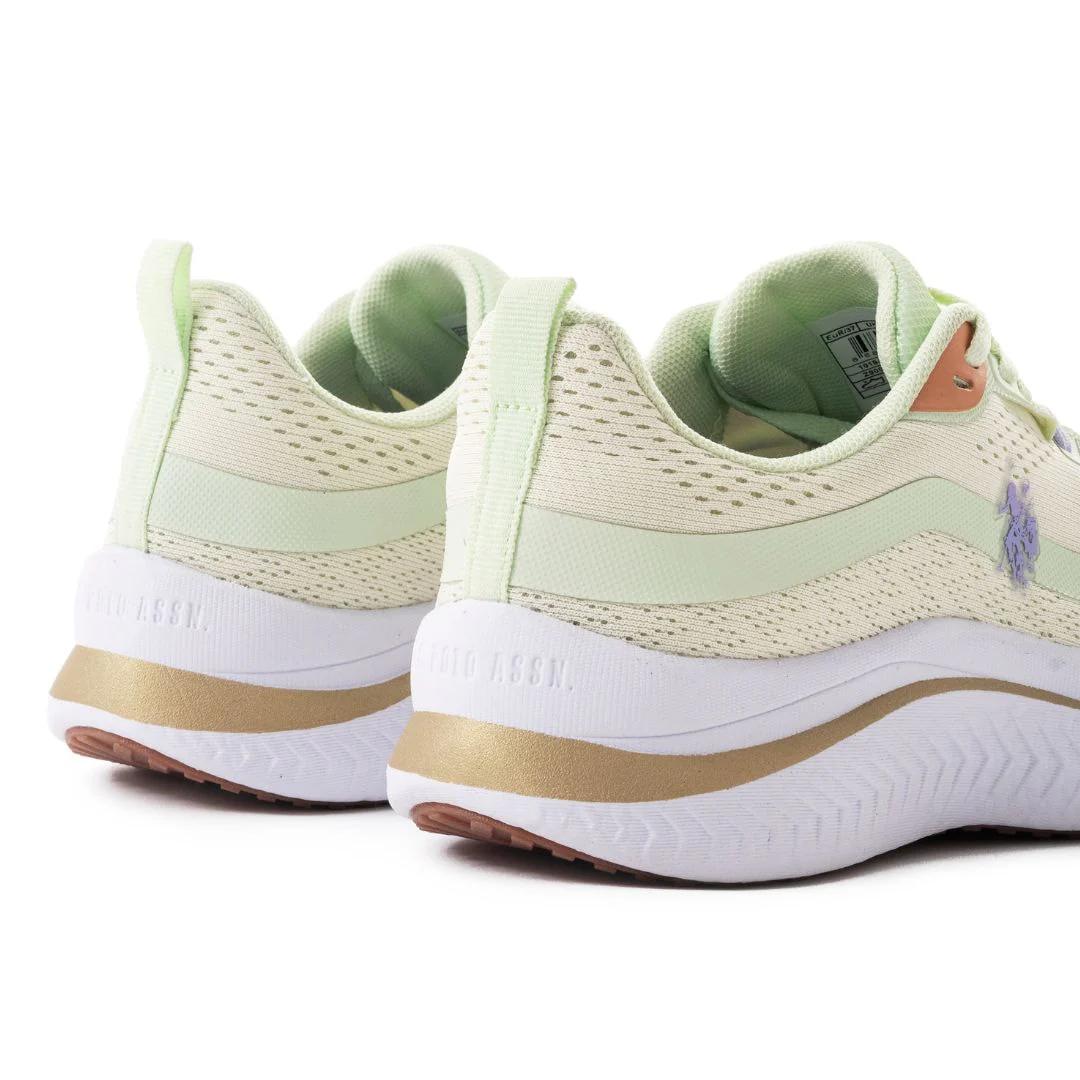 U.S. POLO ASSN. Genesis WMN 5FX Sneakers Women - GRNGLD - Image 3
