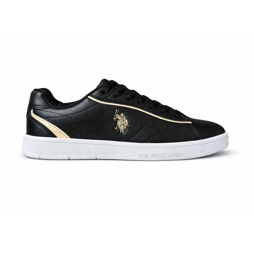 U.S. POLO ASSN. Tale WMN GLB 5Fx Sneakers - BLKGLD - Image 2