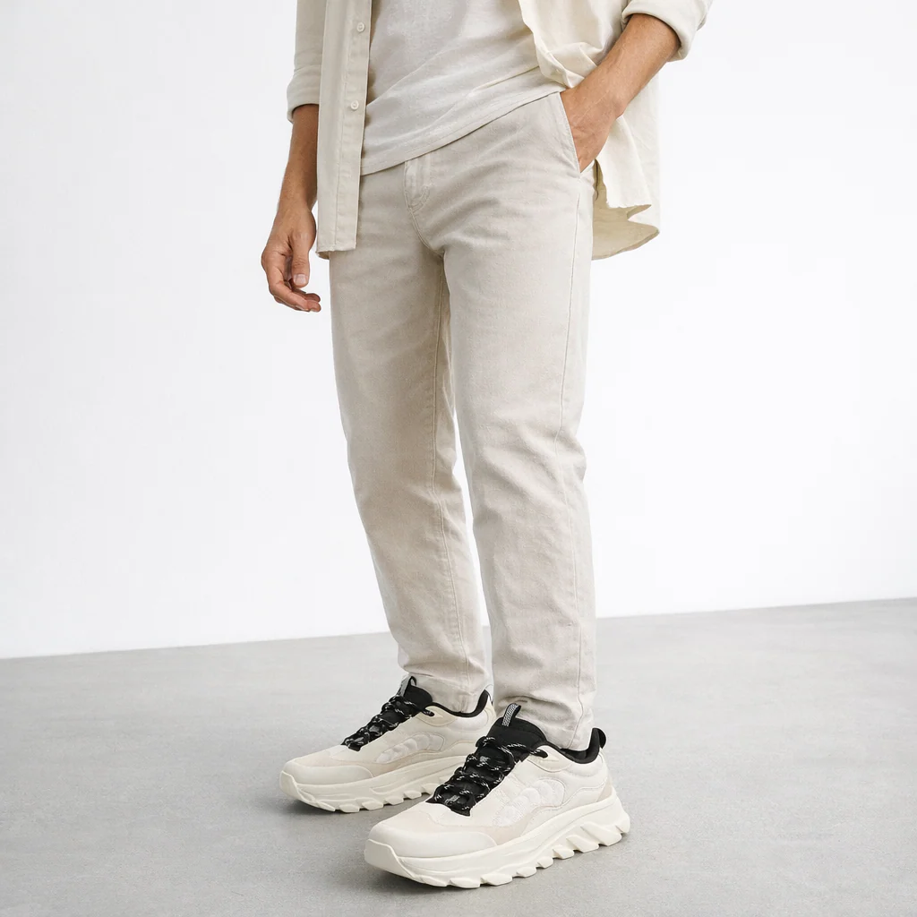 ZARA CHUNKY SNEAKERS 2308-520-BEGBLK - Image 2