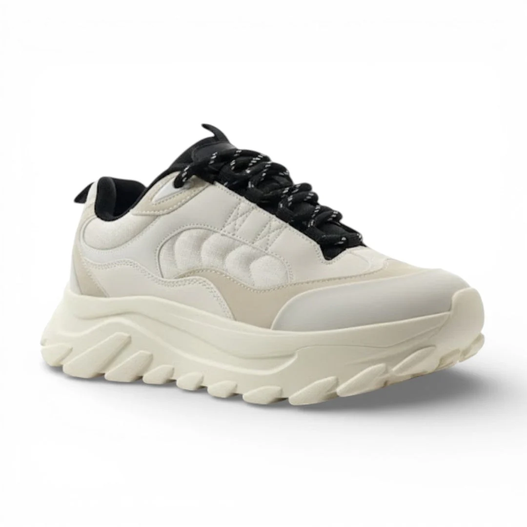 ZARA CHUNKY SNEAKERS 2308-520-BEGBLK - Image 4