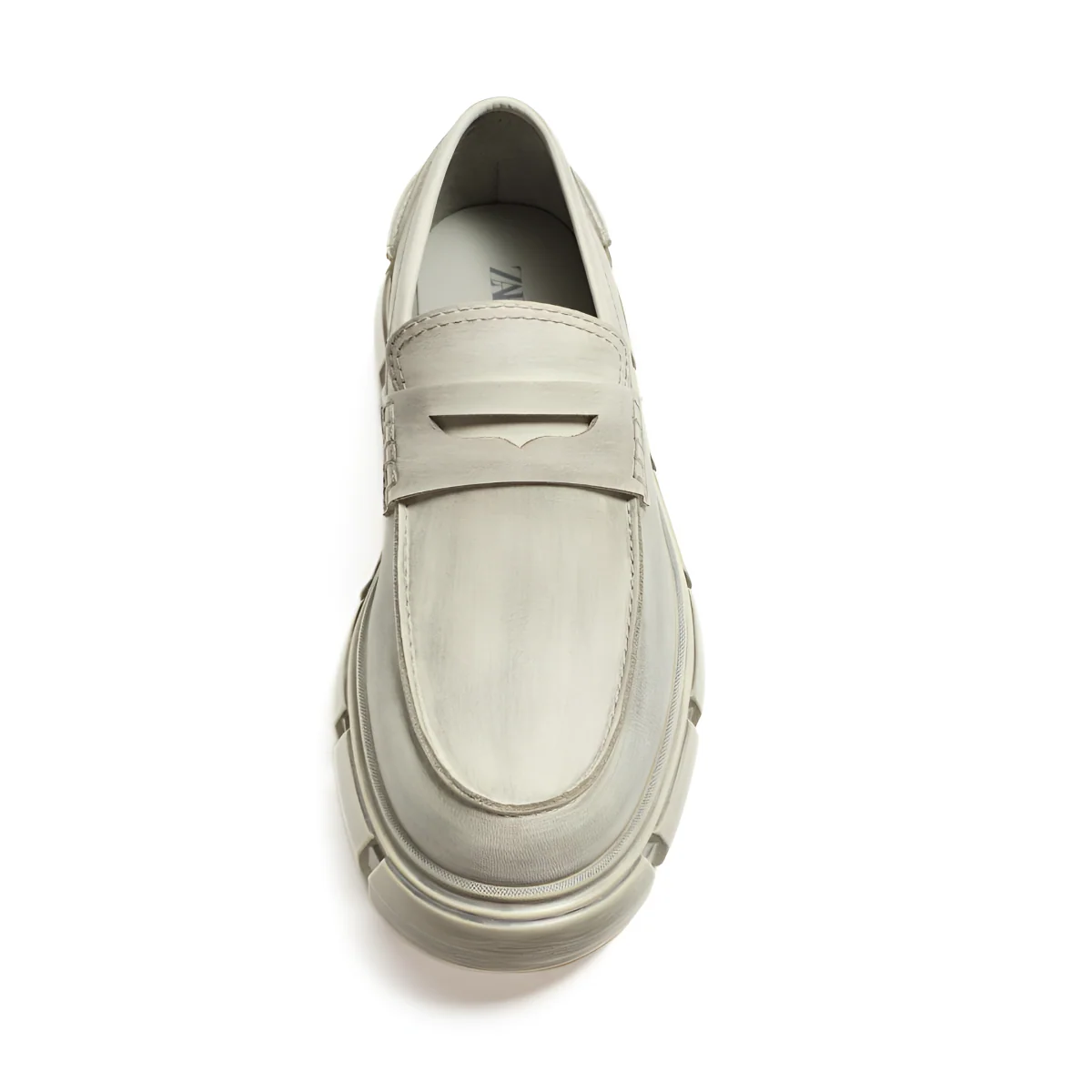 ZARA CHUNKY WORN LOAFERS 2647-520-GRY - Image 3