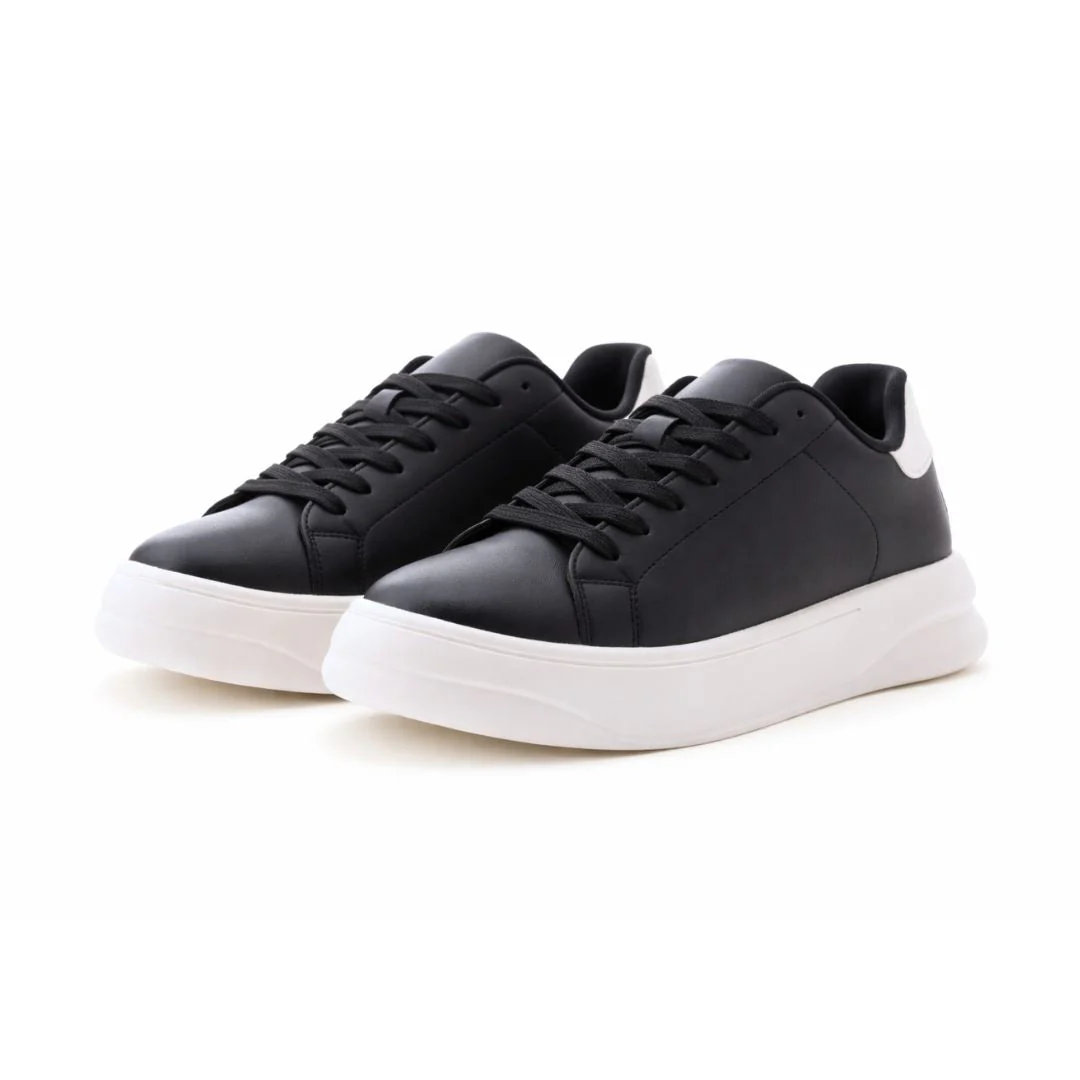 ZARA MONOCHROME CHUNKY SOLE SNEAKERS 2255-120-BLKWHT - Image 3