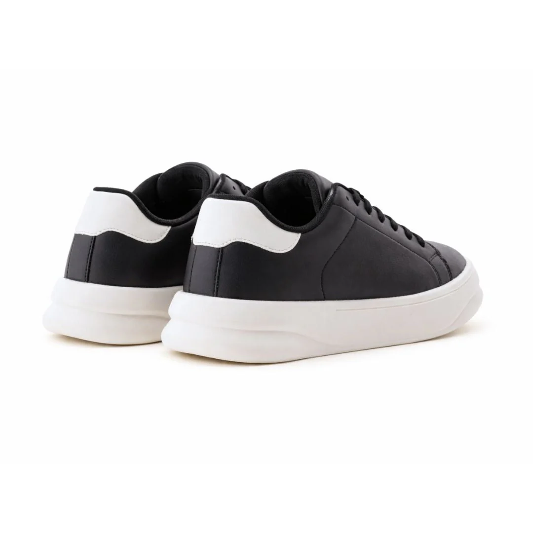 ZARA MONOCHROME CHUNKY SOLE SNEAKERS 2255-120-BLKWHT - Image 4