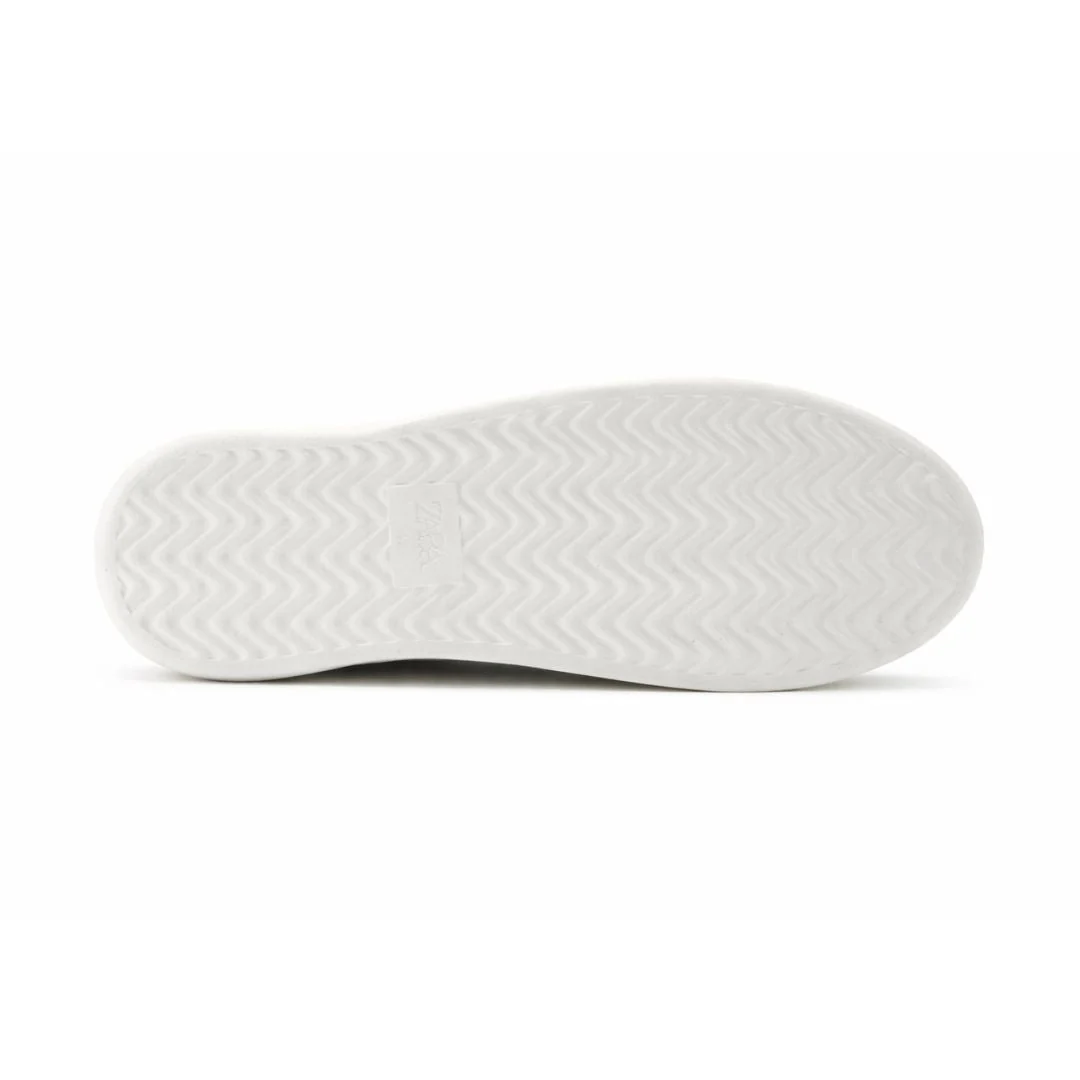 ZARA MONOCHROME CHUNKY SOLE SNEAKERS 2255-120-BLKWHT - Image 5